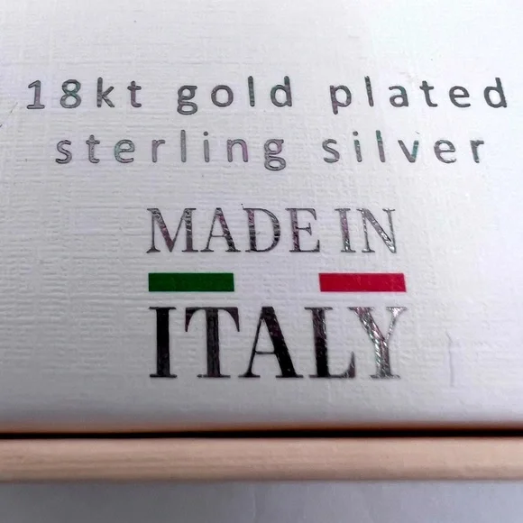 MÍA FIORE, KNOTT STUD EARRINGS, STERLING SILVER & 18KT GOLD PLAYED EARRINGS - Picture 8 of 14